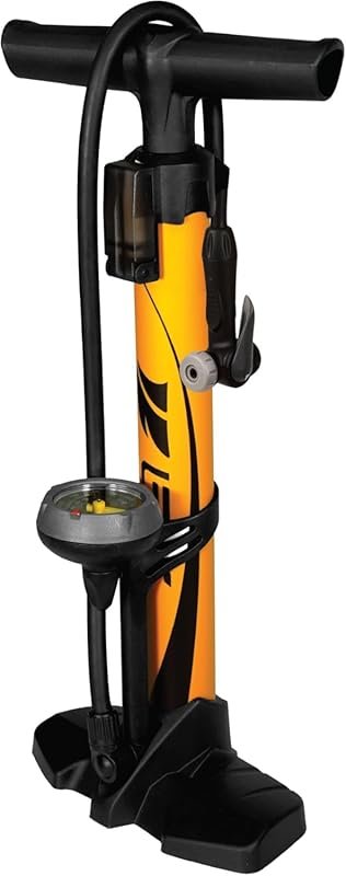 BV Bicycle Floor Pump: Durable 17/24 inch Smart Valve, 160 PSI, Revers