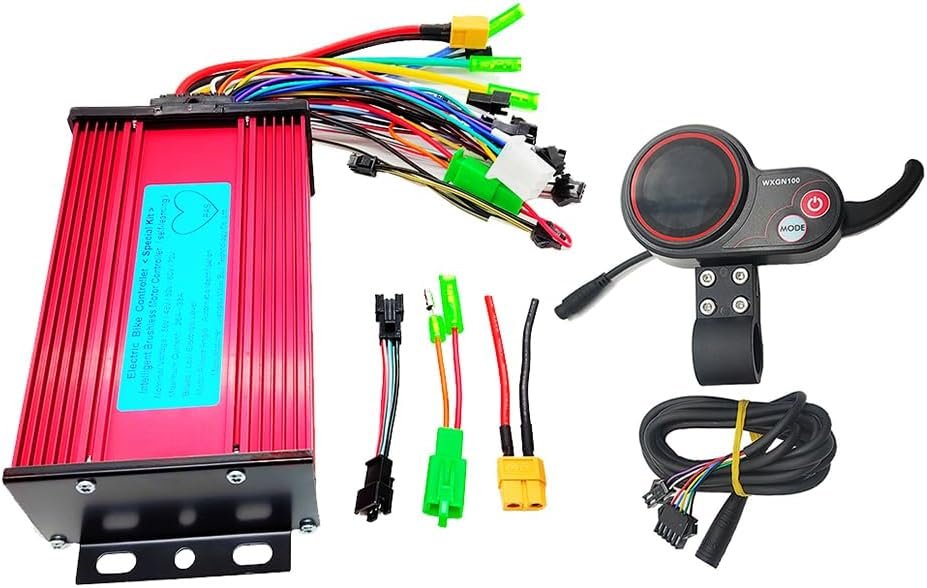 36V-60V Brushless Square Wave Speed Controller with LCD Display for E-