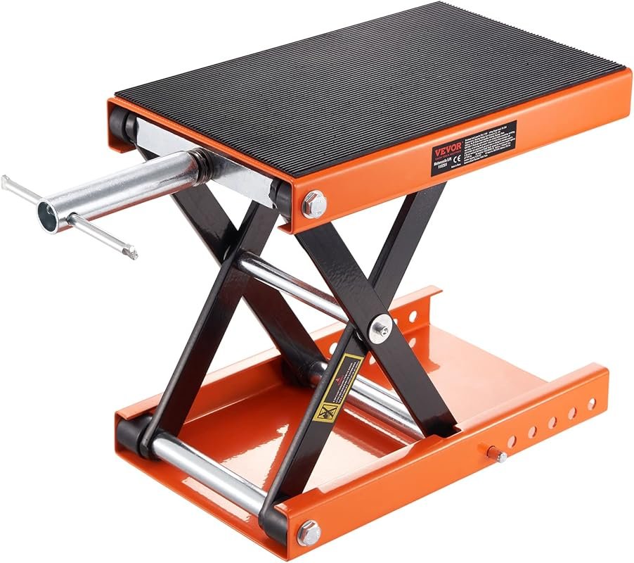 VEVOR 1100 LBS Motorcycle Scissor Lift Jack for Street, Cruiser, Touri