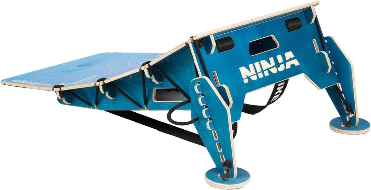 Ninja MTB Jump Ramp Portable 4 Panel Kicker Ramp
