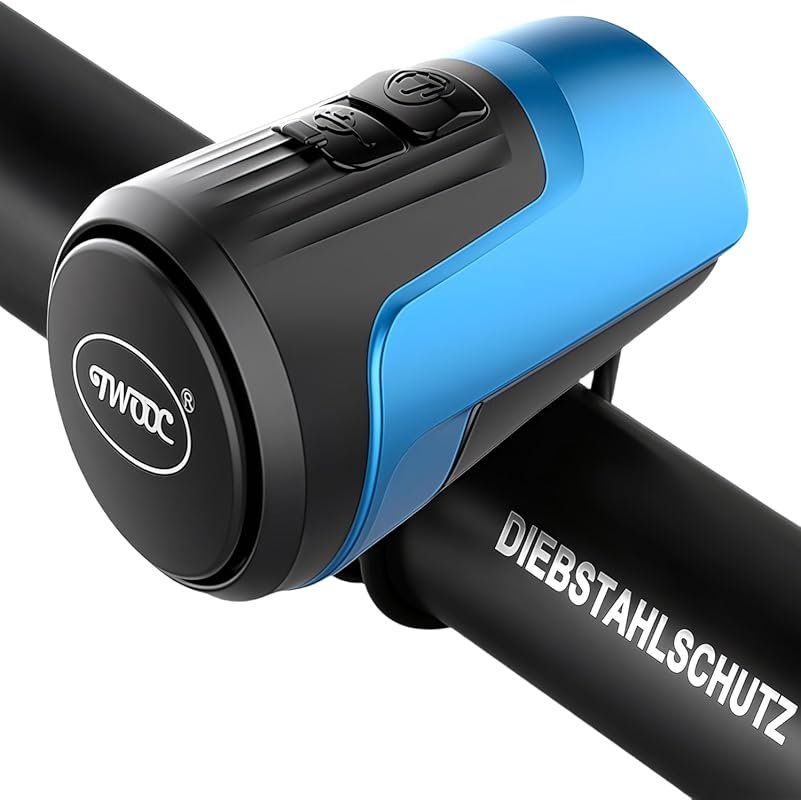 125dB Waterproof USB Rechargeable Electric Bike Horn for Adults