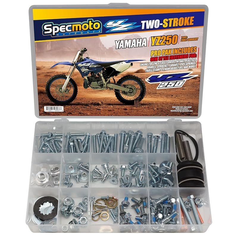 Specmoto YZ250 Two-Stroke Bolt Kit Fits Yamaha YZ 2002-Current