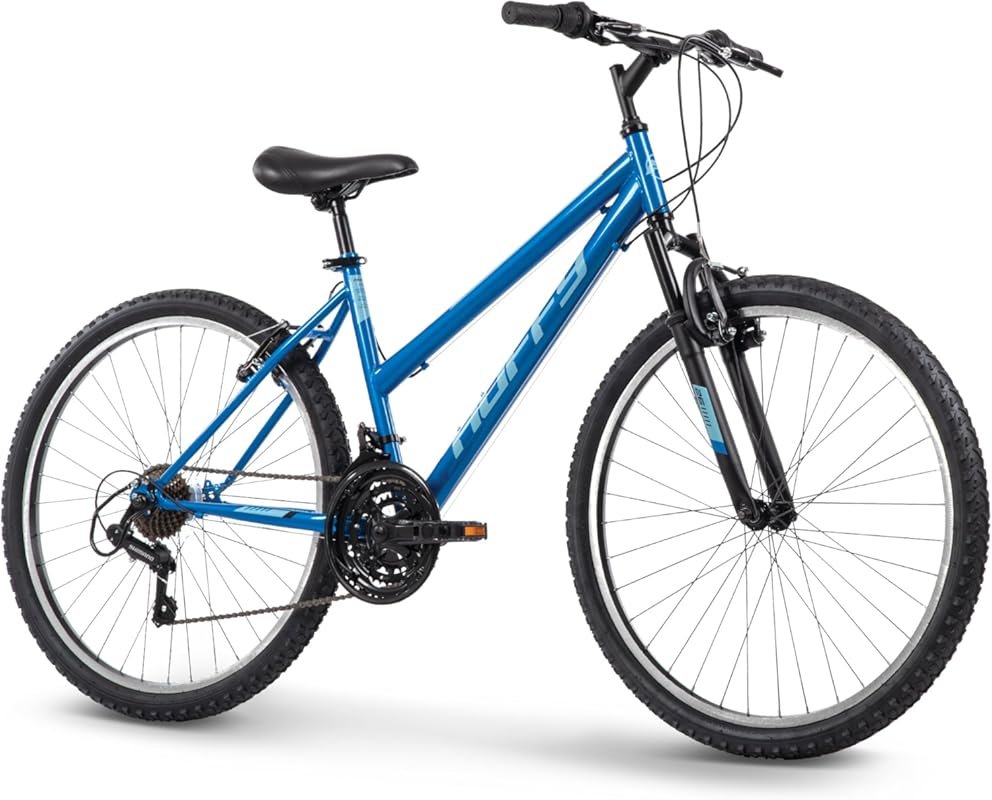 Huffy Stone Mountain Bike with Shimano Gears, 6-21 Speed, Dual Suspens