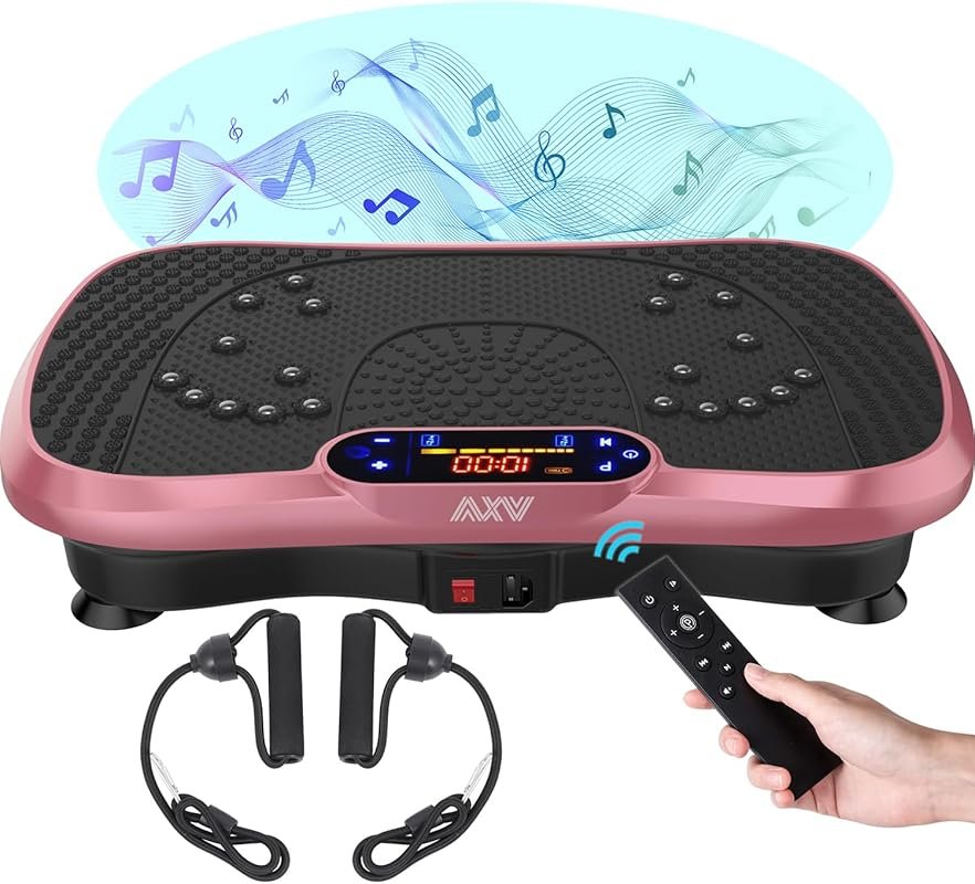 AXV Vibration Plate Fitness Platform Exercise Machine Vibrating Shakin