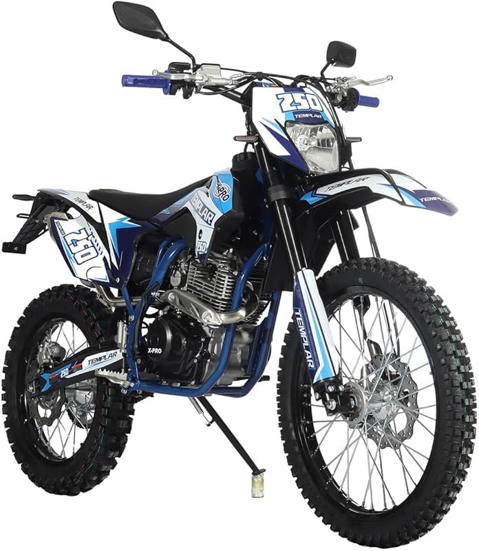 X-PRO Templar 250cc Zongshen Engine Dirt Bike with All Lights, 5-Speed