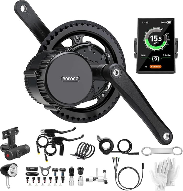 BAFANG 48V 750W Mid Drive Conversion Kit, 44T Chainring, BBS01B, Thumb