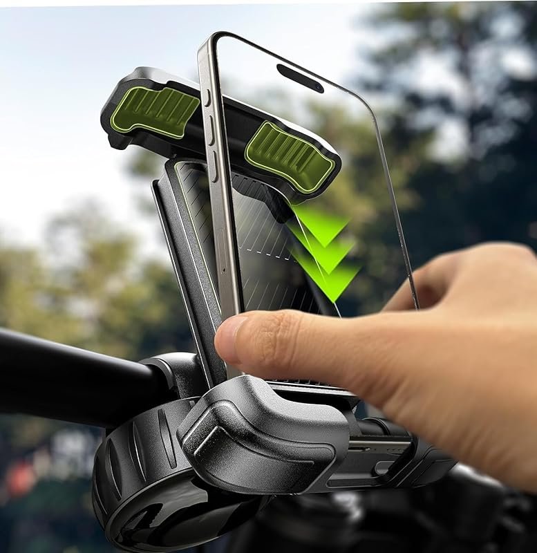 LISEN Bike Phone Holder Mount for Motorcycles, Ebikes, Bicycles, Scoot