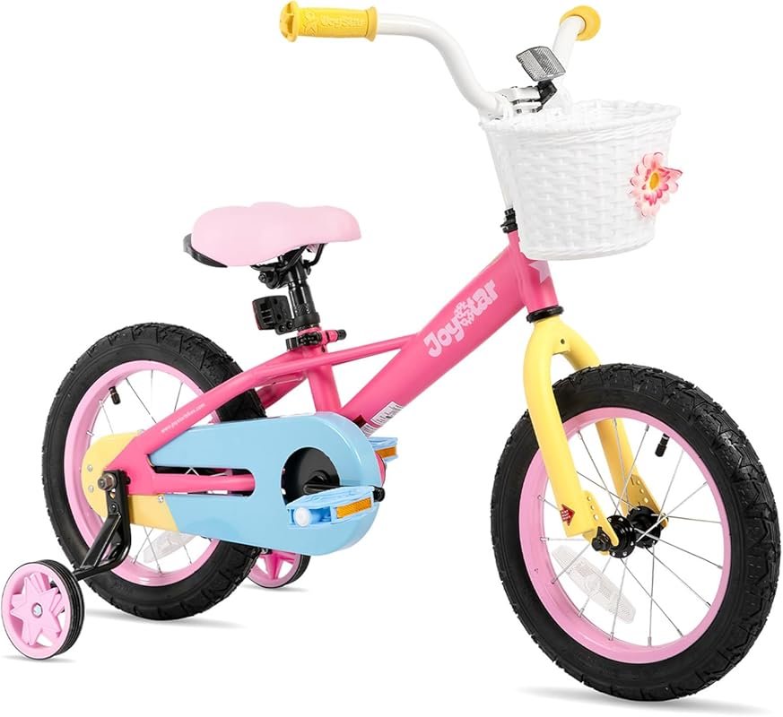 JOYSTAR Kids Bike 12-16 Inch with Training Wheels for Girls 33-53 Inch