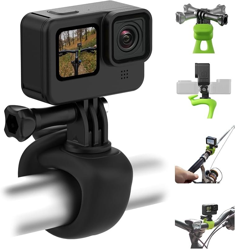 TELESIN 360 Strap Mount for DJI Pocket/Action & GoPro Cameras on Bikes