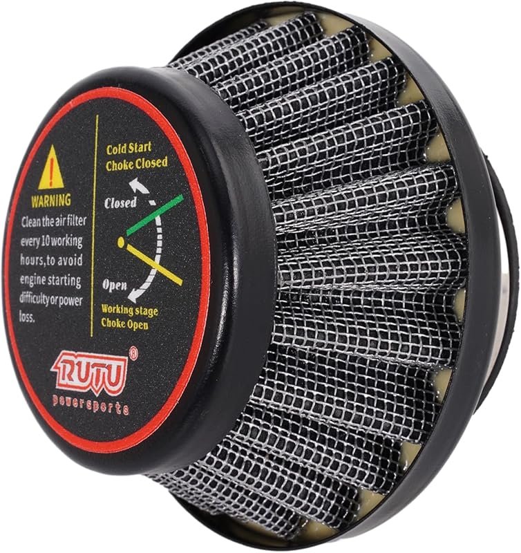 44mm Red 2-Stroke Motorcycle Air Filter for GY6 43-250cc Mini Motor AT