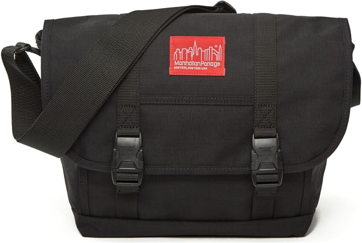 Water-Resistant Cordura NY Messenger Bag with Adjustable Strap