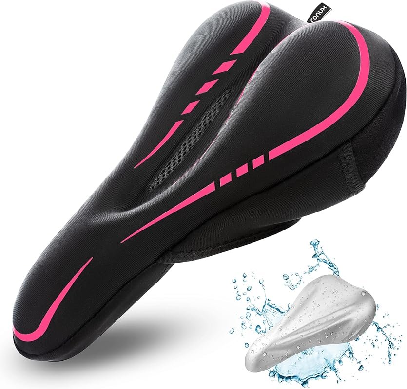 Extra Soft Gel Bike Seat Cushion with Memory Foam for Peloton & All Bi