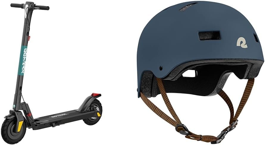 Gotrax XR Elite MAX Electric Scooter with Retrospec Dakota Adult Helme