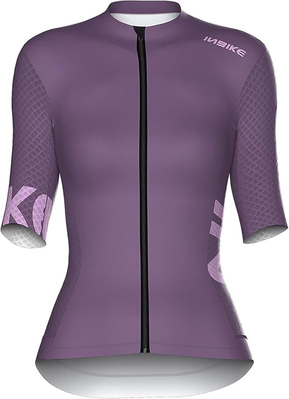 INBIKE Women's Quick Dry Cycling Jersey: Breathable Bike Shirt with Po