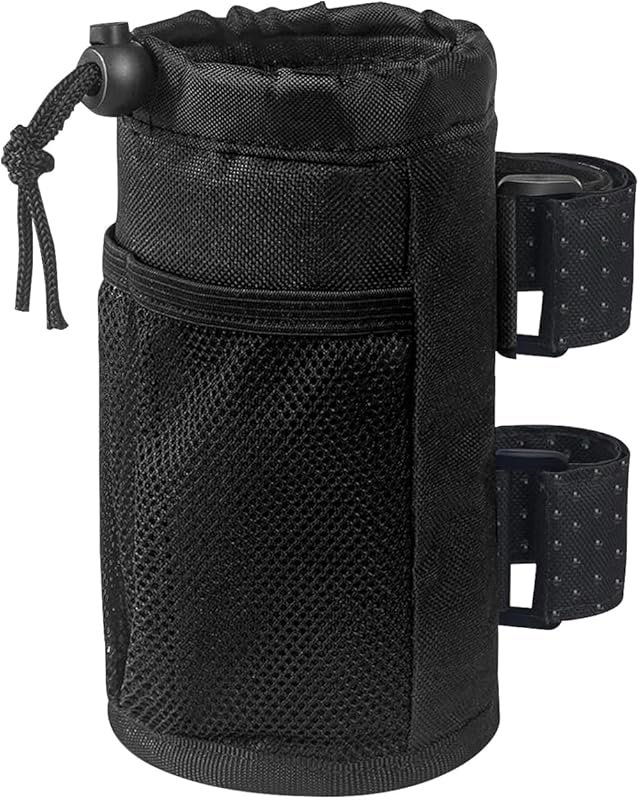 Oxford Cup Holder for Bike with Mesh Pocket – Universal Drink Organize