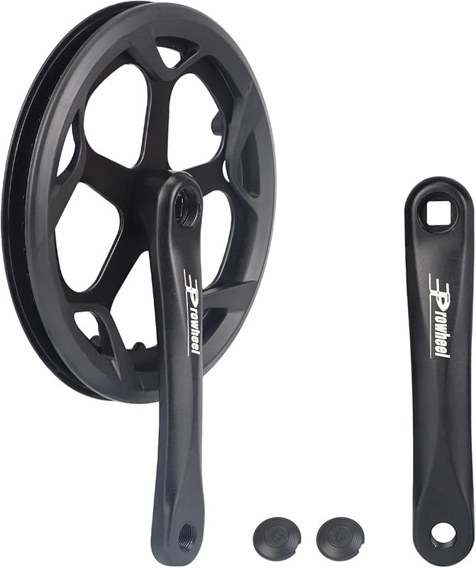 Prowheel Single-Speed Steel Chainring 46T/48T/52T with Aluminum Arm fo