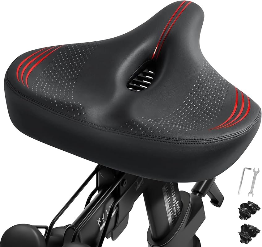 Wide Comfort Seat Cushion for Peloton Bike & Bike+, Men & Women, Unive