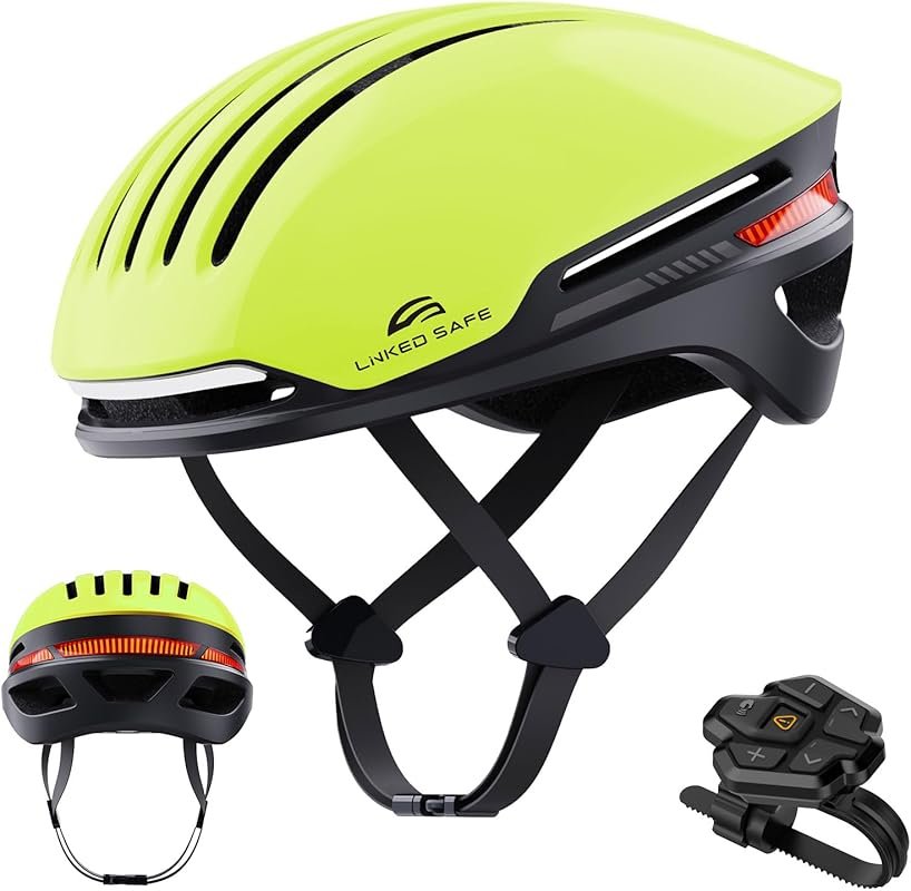 Smart Bike Helmet with Bluetooth, Built-in Speakers and LED Turn Signa