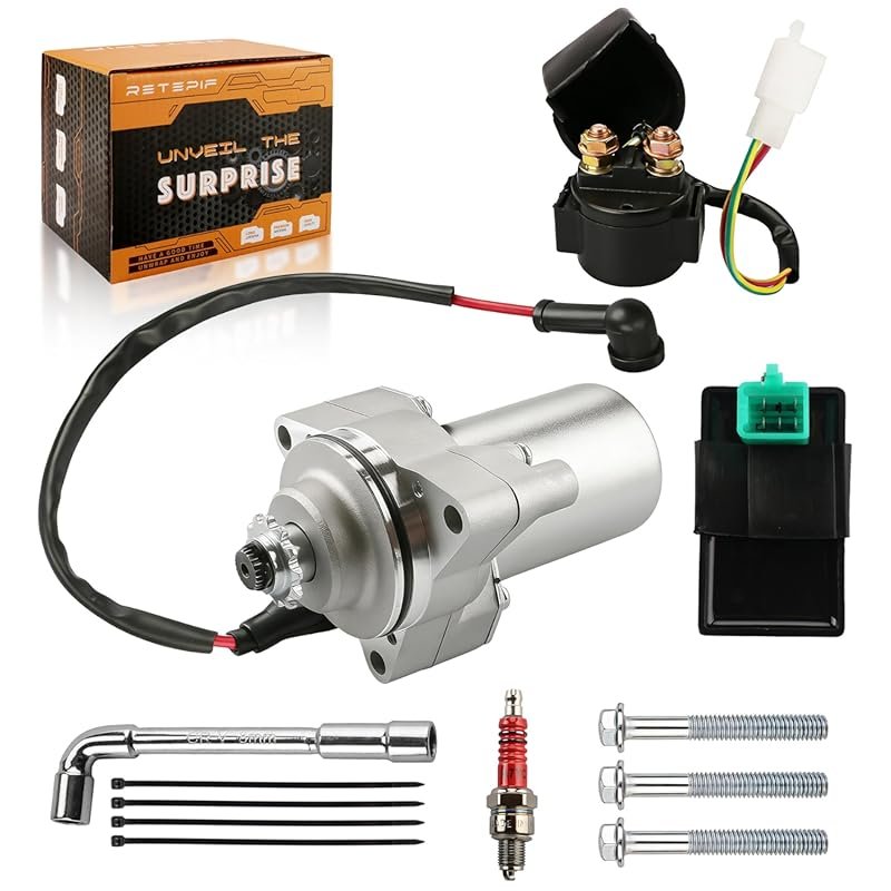 3 Bolt Starter & Relay & CDI for 50cc–125cc Chinese ATVs & Quads