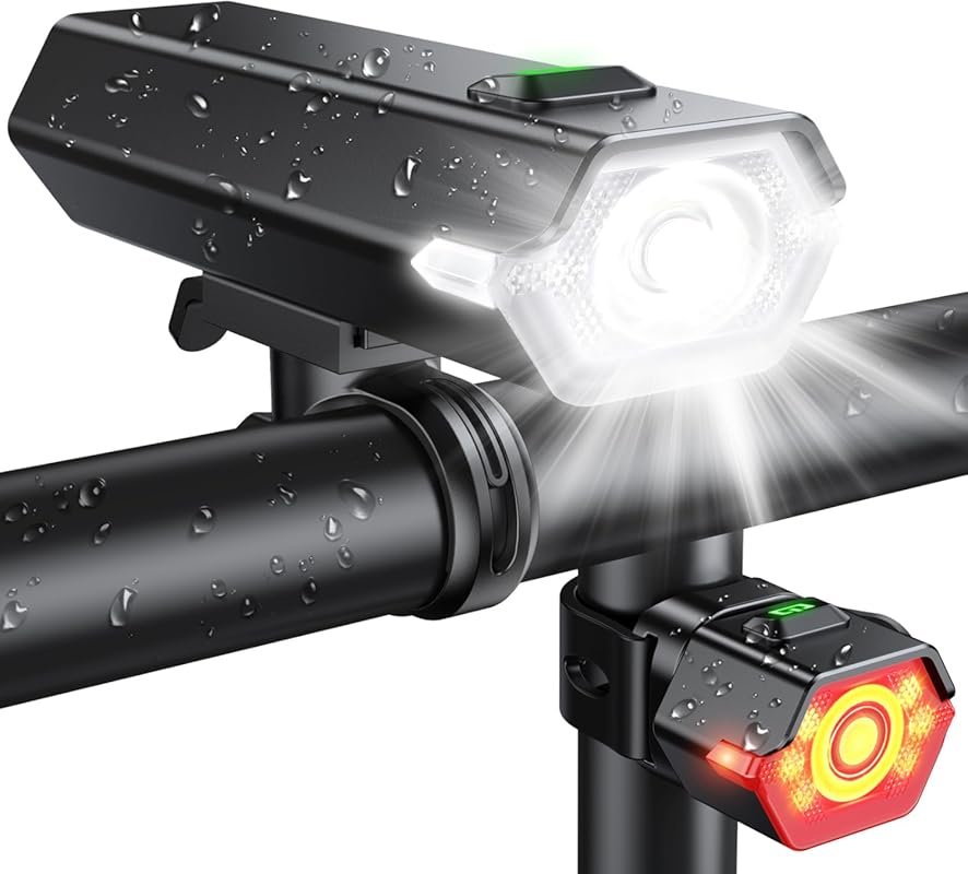 Cuvccn 2026 New 1000 Lumen Bike Lights with Side Light for Safety