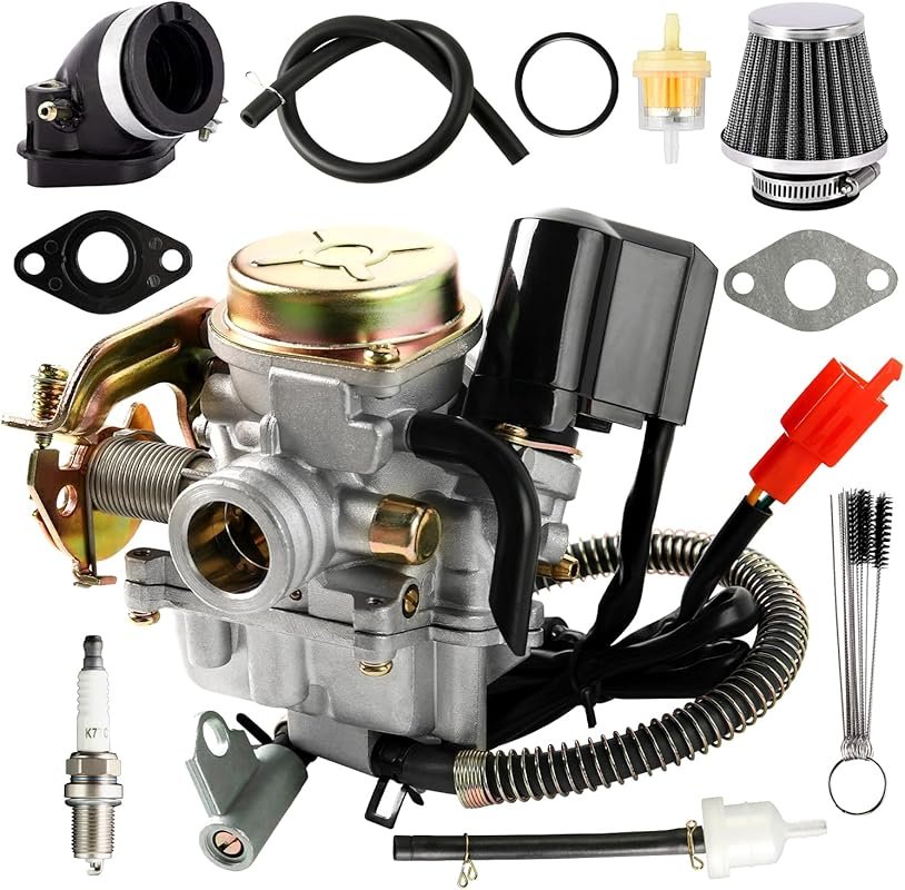 GY6 50cc Carburetor for 49cc Scooters, ATVs, Go-Karts, Quads: 139QMB P
