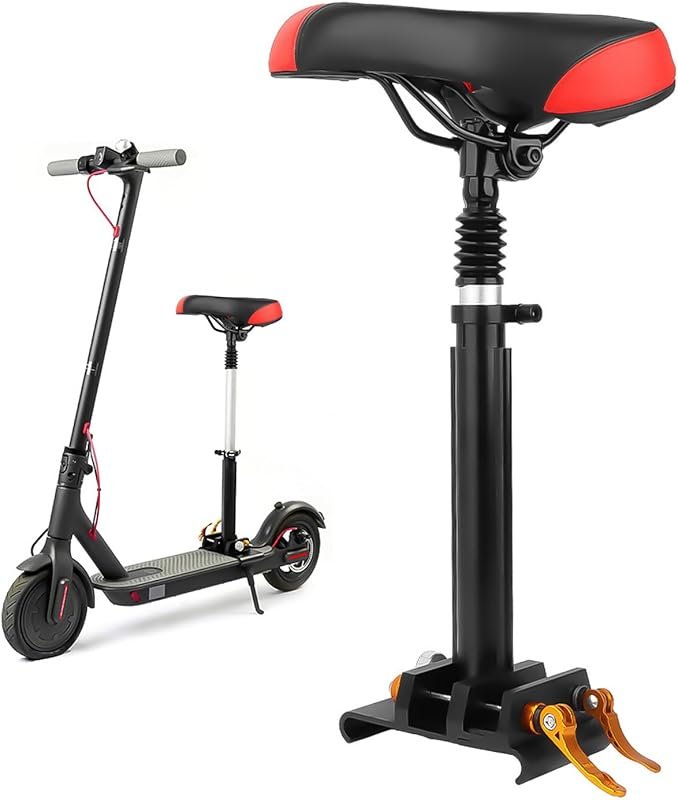 Adjustable Electric Scooter Seat for Adults - Tool-Free Install, Heigh