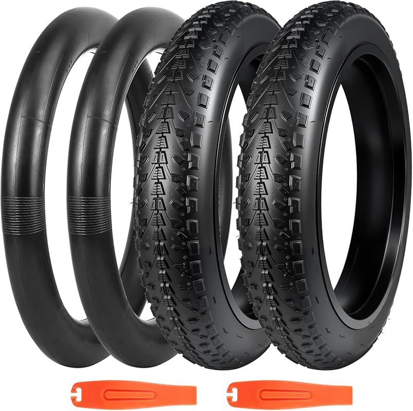 Heavy-Duty Fat Tire Electric Bike Tires, 20/24/26x3.0 Wear-Resistant S