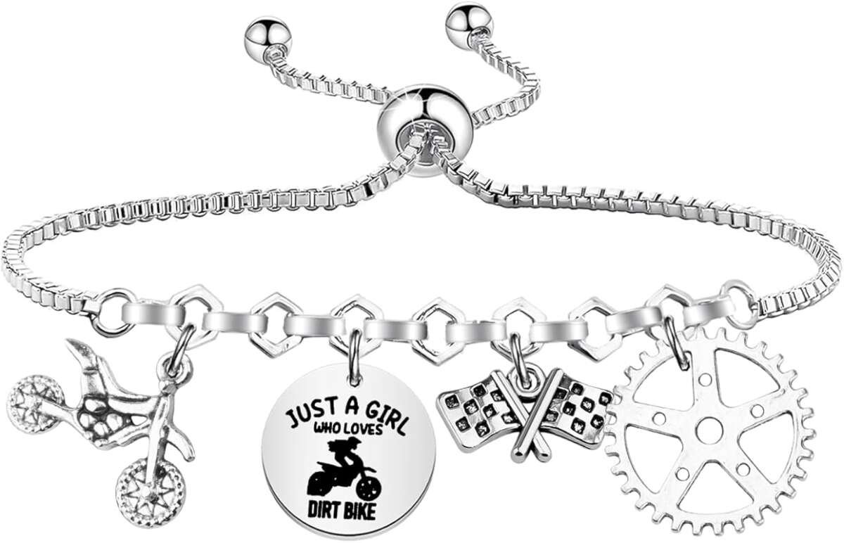 MAOFAED Dirt Bike Bracelet Gift for Girl Who Loves Motorcycles