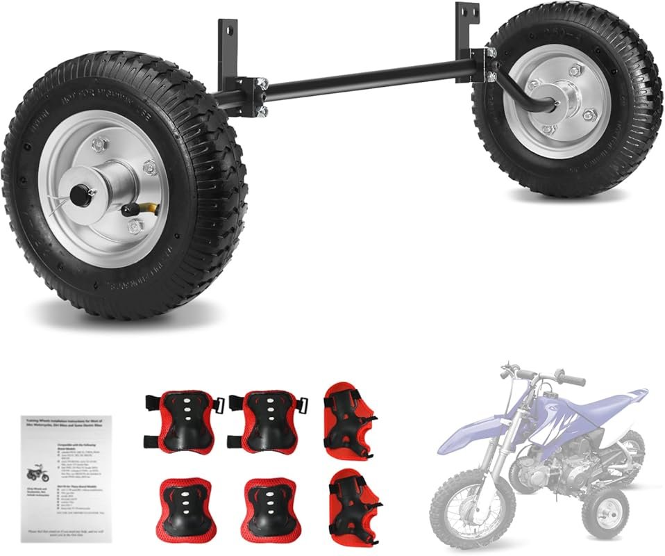 50cc Dirt Bike Training Wheels for Razor, Yamaha, Honda, Fit All 50cc 