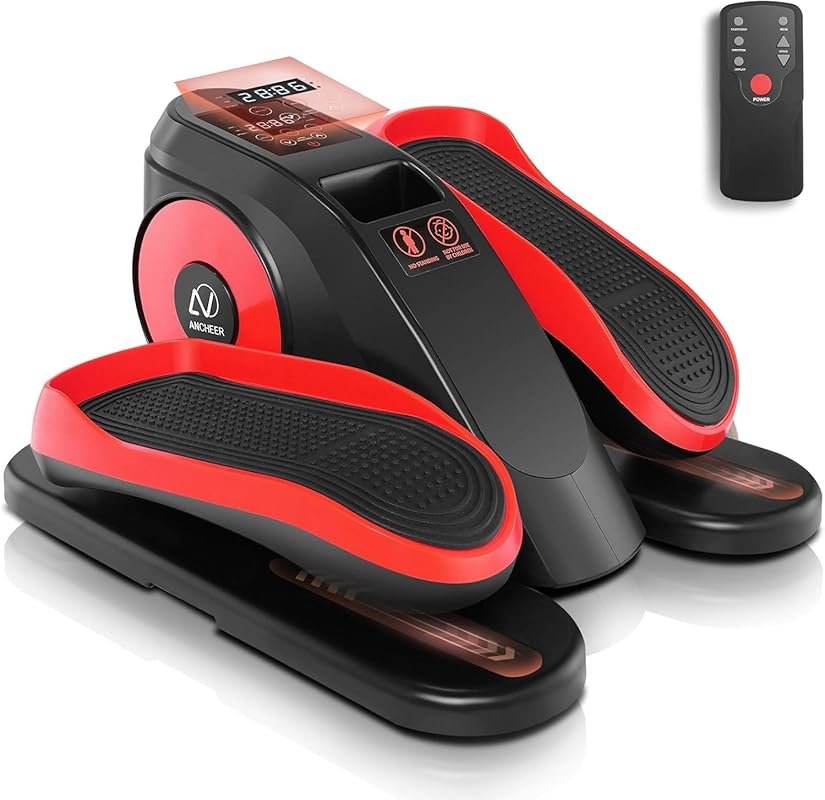 ANCHEER Fully Assembled Under Desk Elliptical for Seniors with Remote 