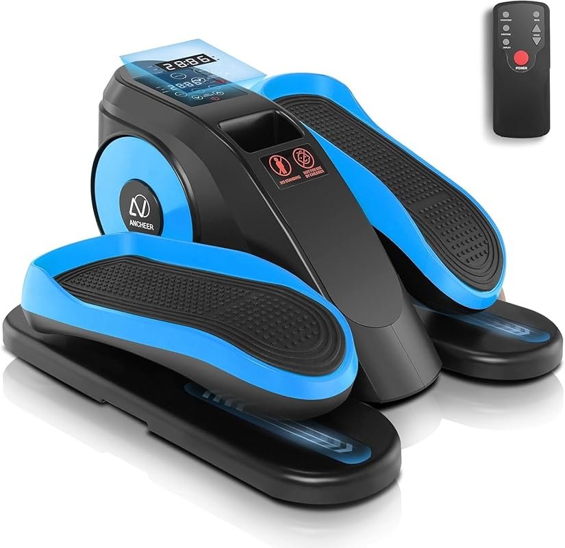 ANCHEER Fully Assembled Under Desk Elliptical for Seniors with Remote 