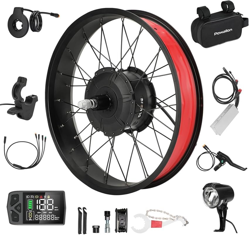 BAFANG 48V 750W Electric Bike Conversion Kit – Fat Tire Rear Wheel Kit