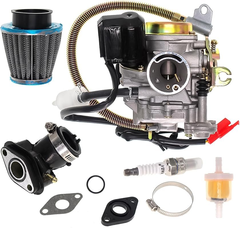 High-Performance 50CC 4-Stroke GY6 Carburetor for Scooters and Mopeds 