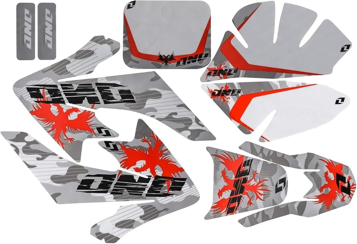 Premium Vinyl Decal Stickers Kit for CRF50 Pit Bike – Durable, Vibrant