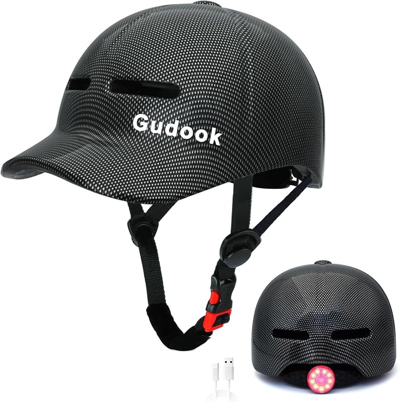 Adult Baseball Cap Style Bike Helmet: Men & Women's Adjustable Scooter
