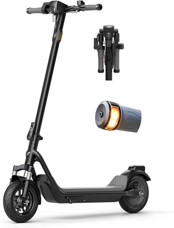 NIU Electric Scooter Adult – 600-1000W Power, 18-37.3 Mile Range, Susp