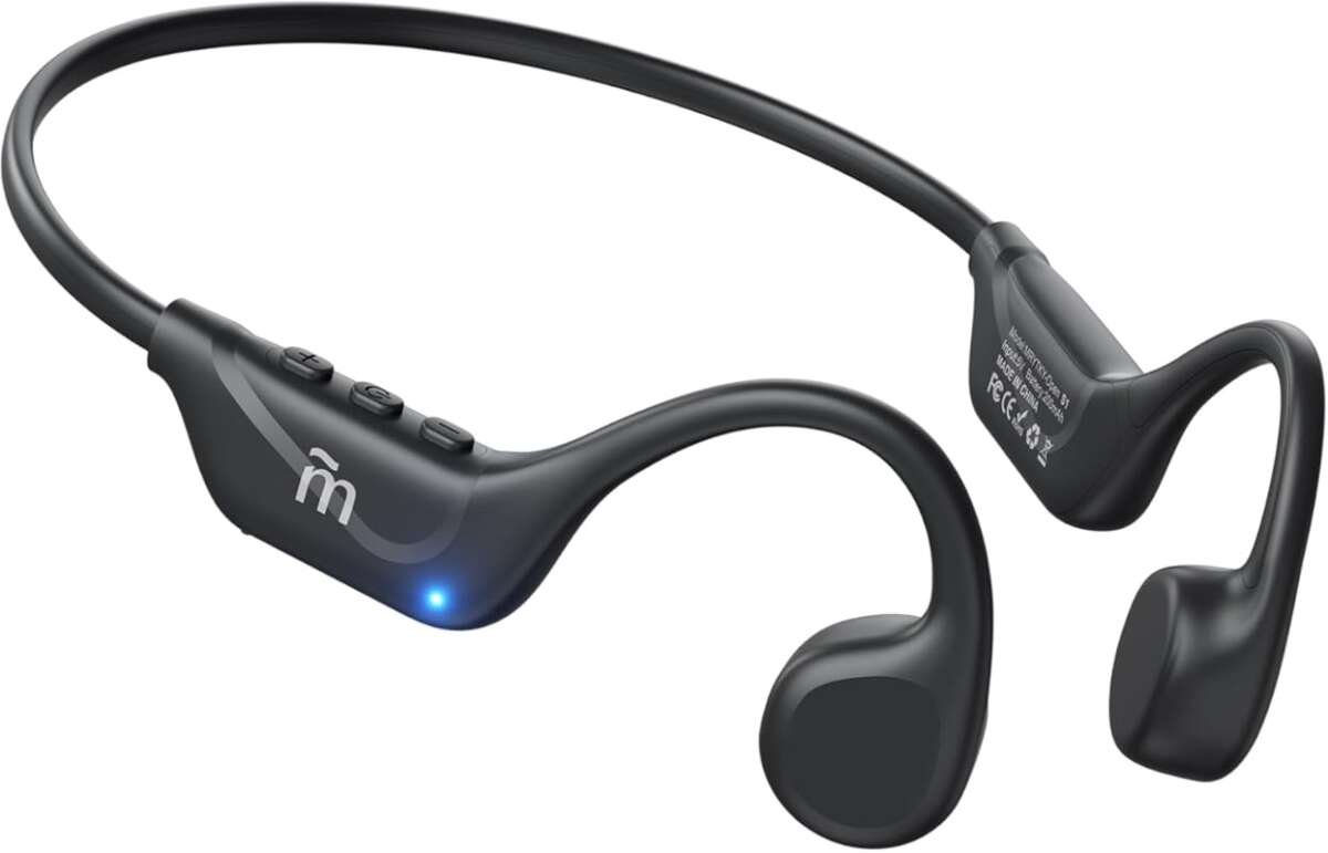 MRYTKY Bone Conduction Headphones: Bluetooth 5.4 Open-Ear with Mic, 10