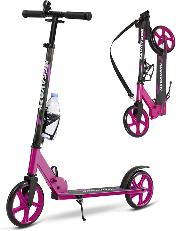 Foldable Kick Scooter for Kids, Teens, Adults: Adjustable Handlebar, L