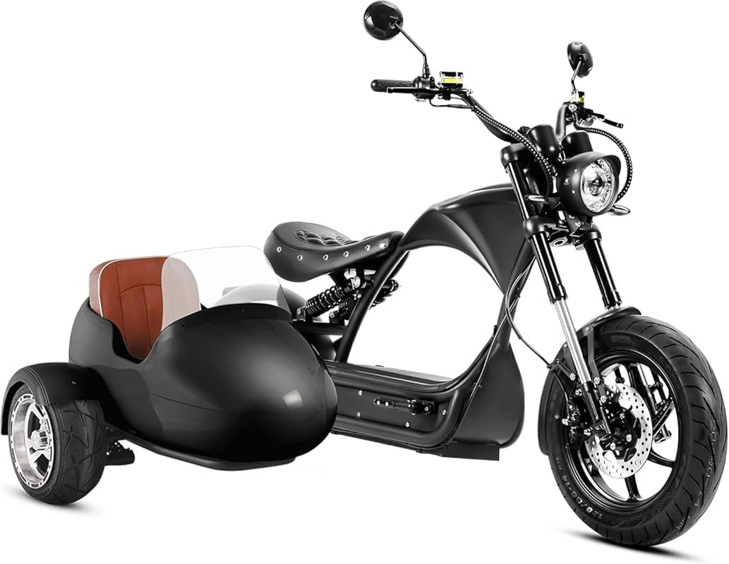 Eahora M1P Pro 6000W Electric Motorcycle, 60V 42Ah, 55Miles, Dual Hydr