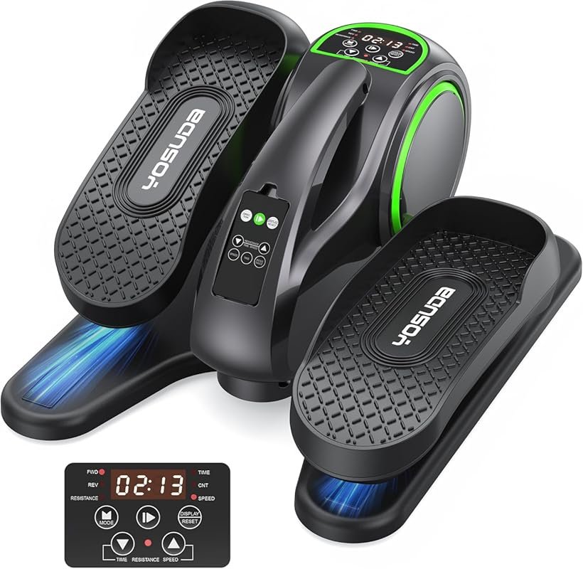 YOSUDA Fully Assembled Under Desk Elliptical for Seniors with Remote &