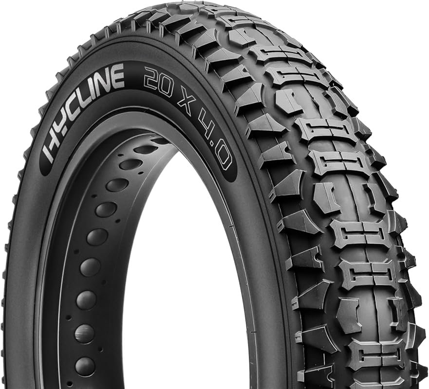 Hycline 20x4.0/26x4.0 Inch Ebike Fat Tire: Heavy Duty Folding All-Terr