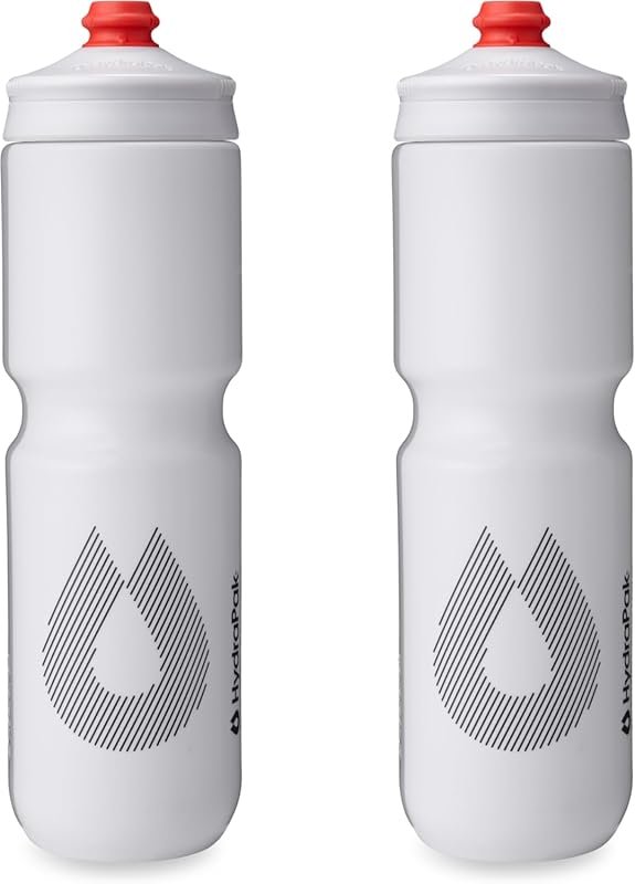 HydraPak Breakaway Surge Lightweight Bike Water Bottle 2-Pack, High Fl