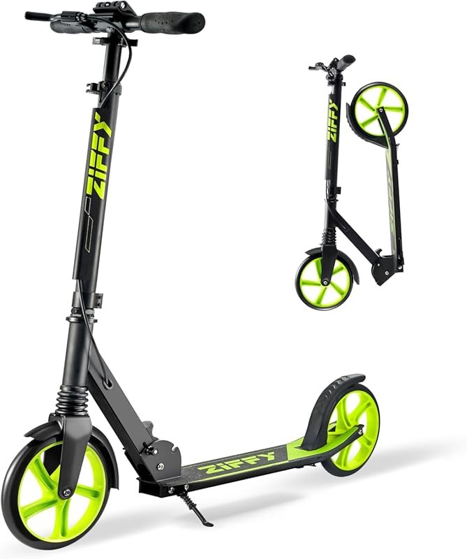 JOVA ZIFFY Scooter with Hand Brake, 4 Adjustable Heights & ABEC9 Beari