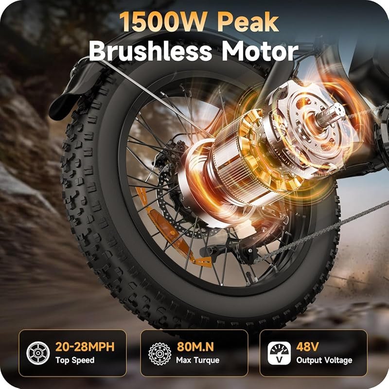 HiKeep 1500W/3000W Electric Dirt Bike with Fat Tires & Long Range