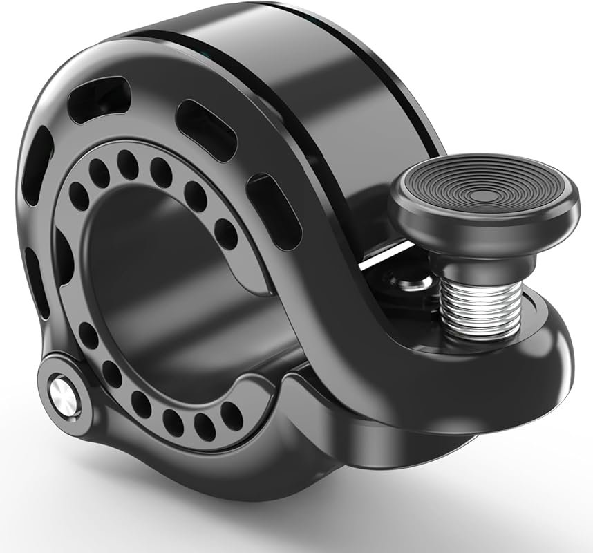 Topcrown Aluminum Alloy Bike Bell, Loud 110 dB Horn for Mountain, Road
