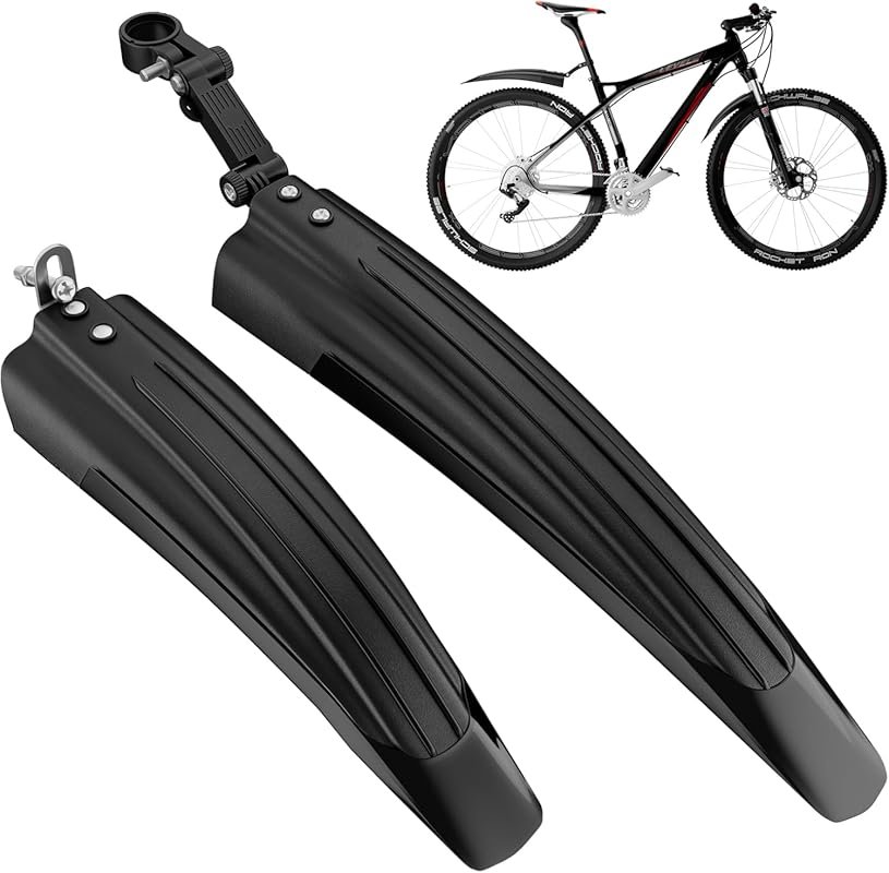 Cooryda Adjustable Widened & Thickened Bicycle Fender Set for 20-26''