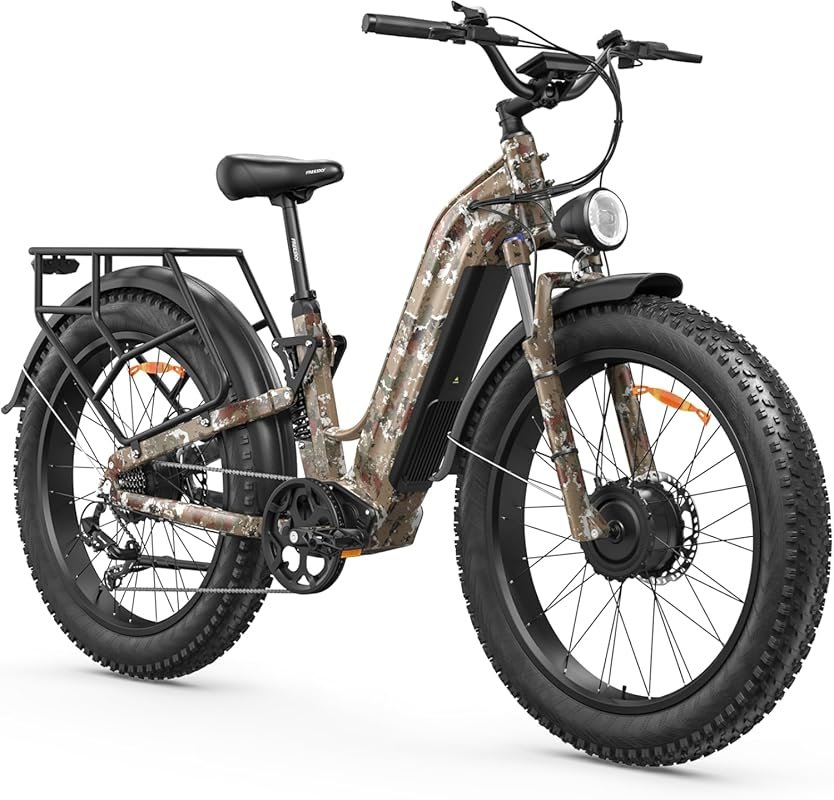 FREESKY Ranger AIR Dual Motor Electric Mountain Bike, 3500W Power, 105