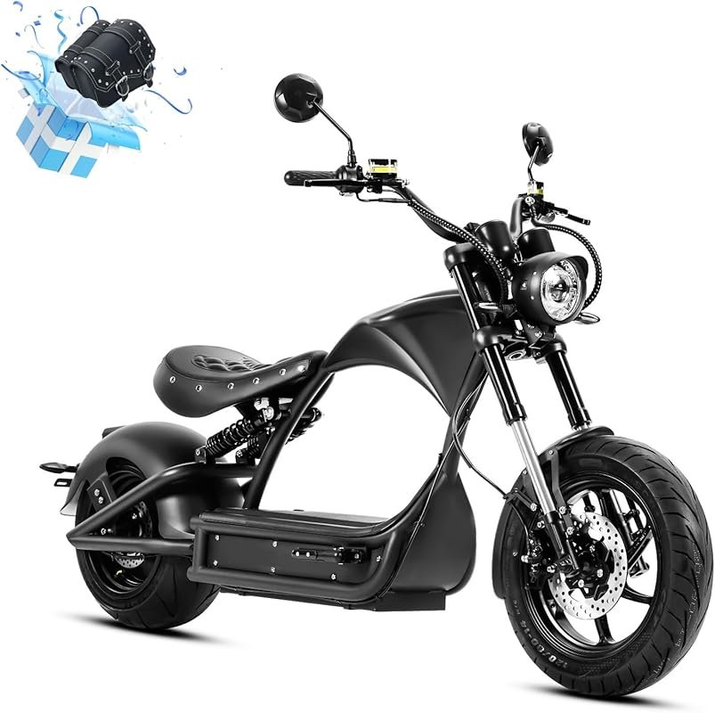 [2025 Upgraded] eAhora M1P Electric Motorcycle for Adults, DOT Approve