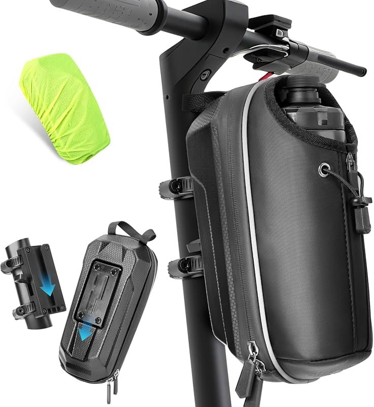 GXCROR Electric Scooter Bag: 2L Waterproof Front Hanging Storage, Port