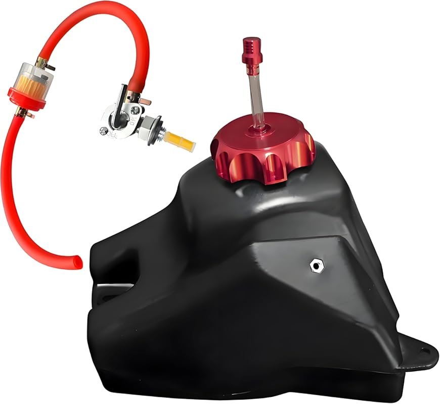 3.5L Dirt Bike Gas Tank with Aluminum Cap, Filter & Petcock for CRF50-